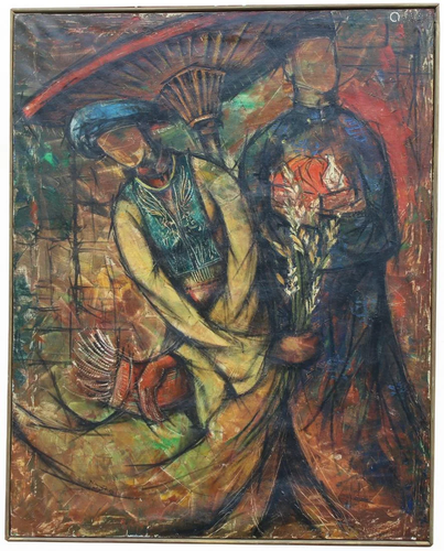 Nguyen, 1969 Vietnamese School Painting