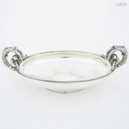 19th c. Jugendstil Silver Bowl