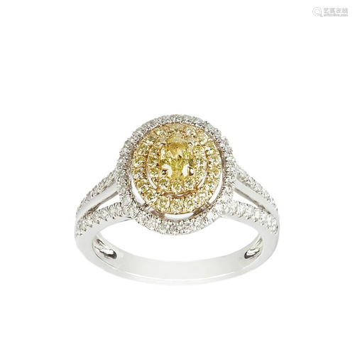 Yellow Diamond Unity Ring