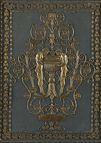 Late 19th c. Financial Portfolio Cover