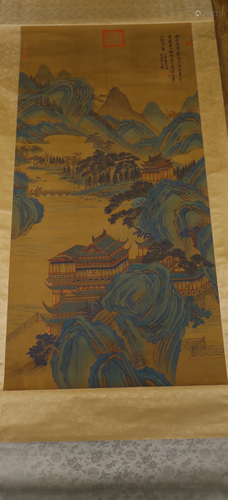 A CHINESE PAINTING SCROLL,ATTRIB…