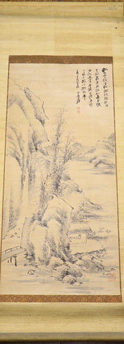 A CHINESE PAINTING SCROLL,ATTRIB…