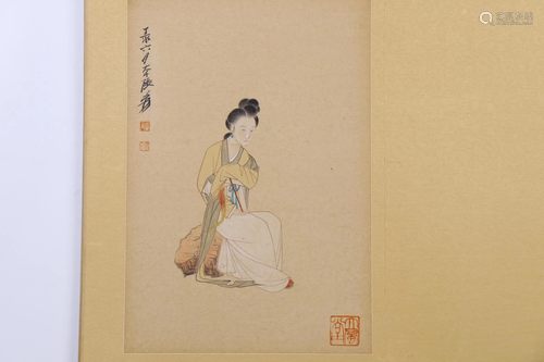 A CHINESE PAINTING SCROLL,ATTRIB…