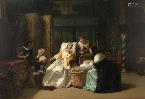 Hendrik Jacobus Scholten(Dutch, 1824-1907) Adoration