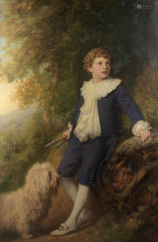 William Robert Symonds(British, 1851-1934) 'Charlie, son of F. Shaw, Esq.'