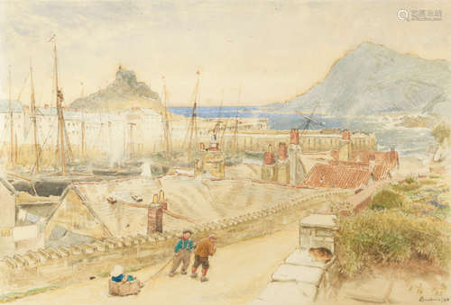 Albert Goodwin RWS(British, 1845-1932) Ilfracombe