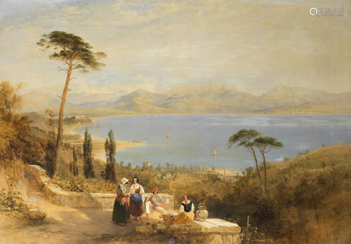 George Edwards Hering(British, 1805-1879) The Gulf of Spezia