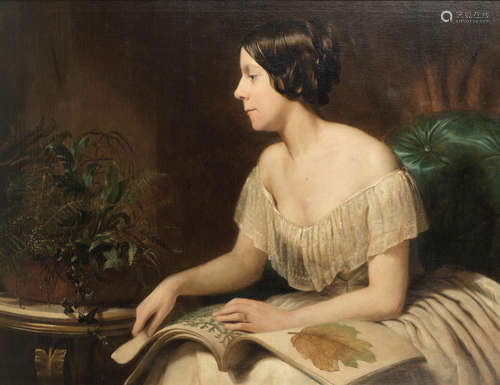 English School, 19th Century Portrait of lady, thought to be Anne Pratt