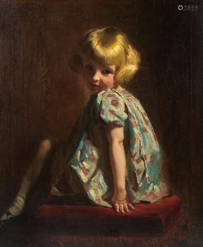 Frank O. Salisbury RI, ROI, RP(British, 1874-1962) Portrait of Mary Elisabeth Reid Dick, daughter of William Reid Dick