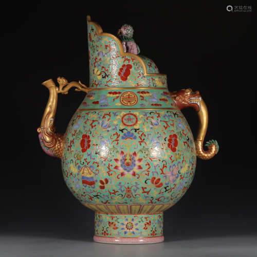 Chinese Enamel Porcelain Vessel