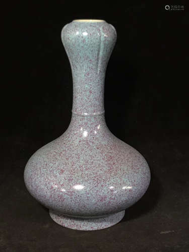 Chinese Lu Jun Glaze Porcelain Bottle