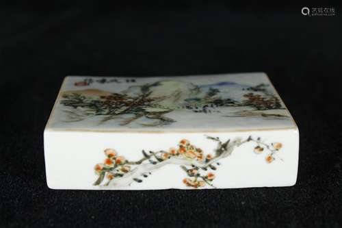 A Chinese Porcelain Paperweight