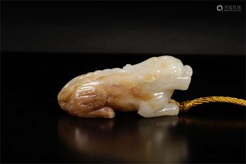 A Chinese Carved Jade Decoration