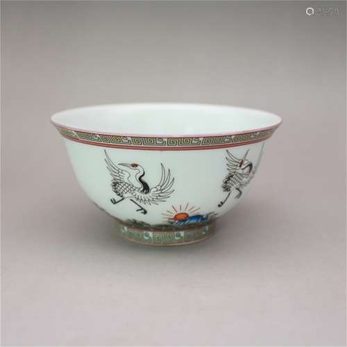 A Chinese Famille-Rose Porcelain Tea Cup