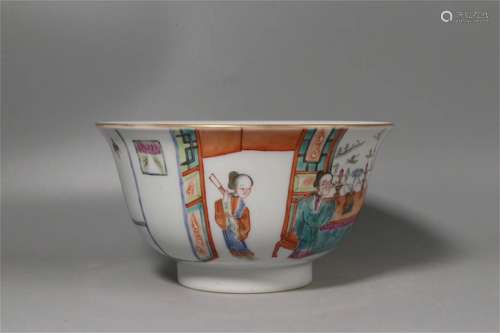 A Chinese Famille-Rose Porcelain Bowl