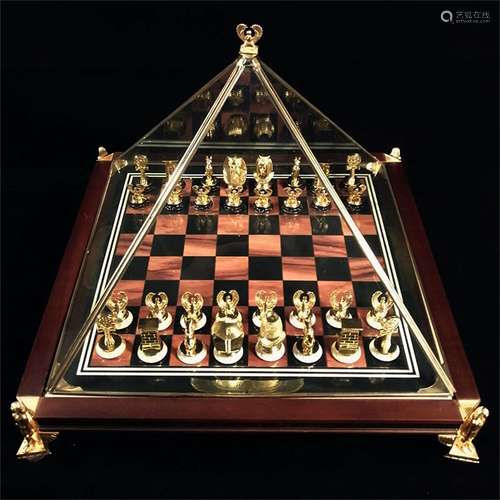 A Franklin Egyptian Style Chess