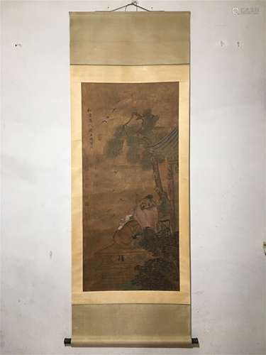 A Chinese Scroll Painting, Zhao Mengfu Mark