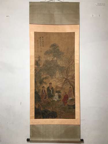 A Chinese Scroll Painting, Shang Xi Mark