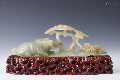 A Chinese Carved Jade Decoration