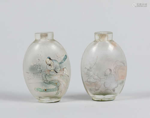 Set of Chinese Antique Inside Painting snuff Bottles