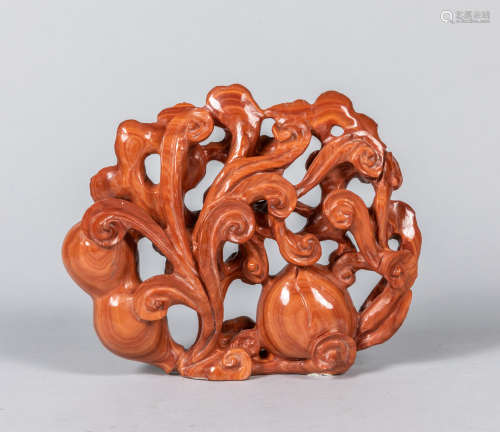 Chinese Vintage Carved Jasper Sculpture