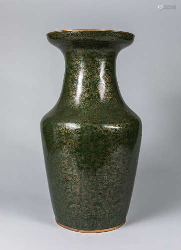 Tall Chinese Export Cloisonné Vase
