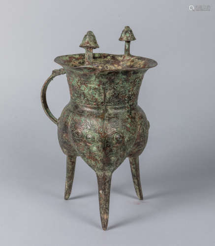 Chinese Old Bronze Tripod Censer