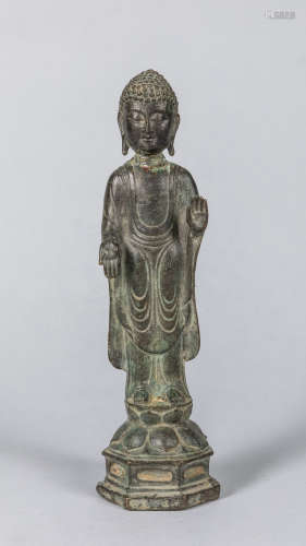 Chinese Bronze Figure of Buddha