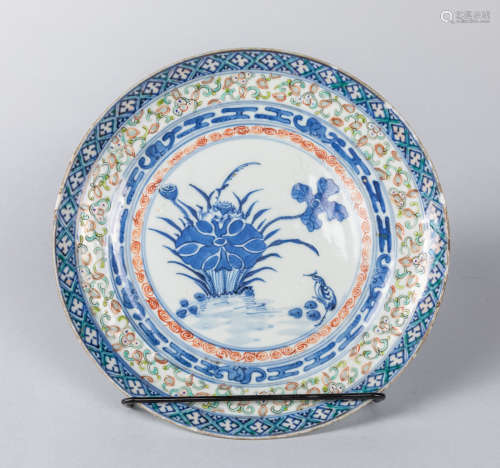 18th Chinese Antique Export Porcelain Plate