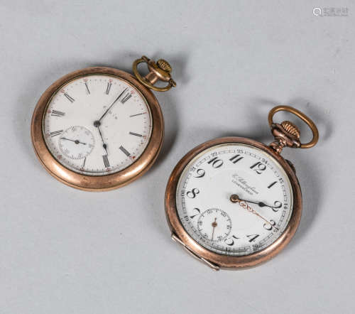 Elgin & Rittinghaus Gilt Case Pocket Watch.