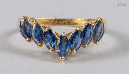 Sapphire 14K Yellow Gold Ring