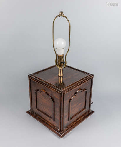 Chinese Antique Rosewood Lamp