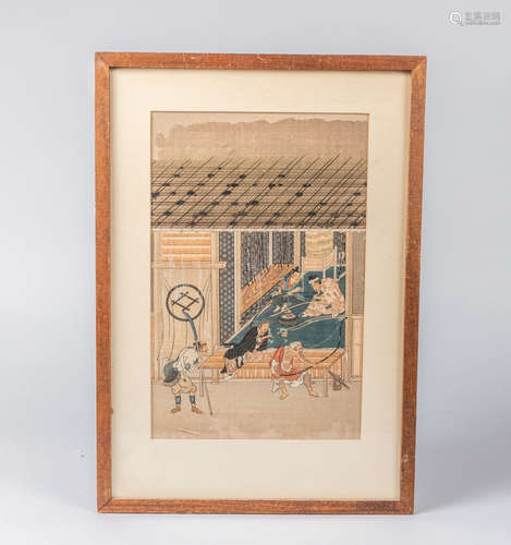 Japanese Old Woodblock Print