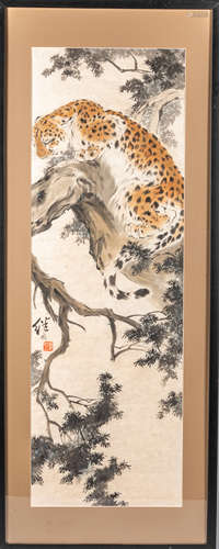 Chinese Ink & Color on Paper Painting