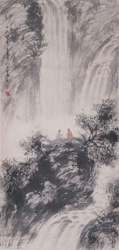 CHINESE LANDSCAPE PAINTING OF FU BAOSHI