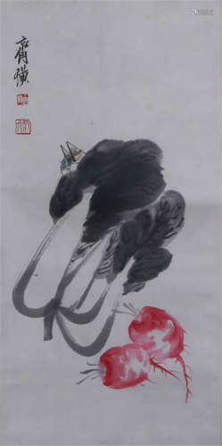 CHINESE INK AND COLOR PAINTING OF QI BAISHI