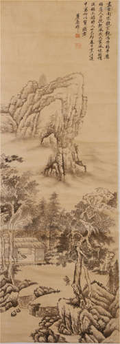 CHINESE LANDSCAPE PAINTING OF WANG YUANQI