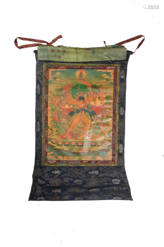 Tibetan Thangka, 19th Century十九世紀 唐卡