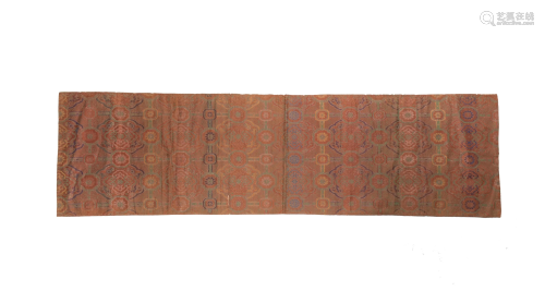 Chinese Silk Tablecloth, 18th Century十八世紀 雲錦臺布