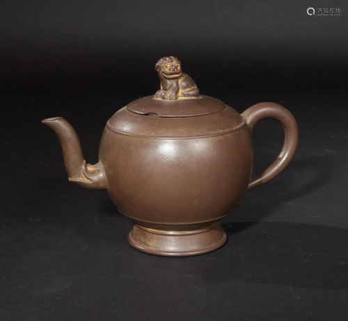Chinese Yixing Teapot, Early-20th Century二十世紀早 宜興紫砂壺