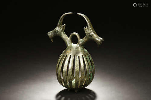 BRONZE CAST 'GOATS' BELL