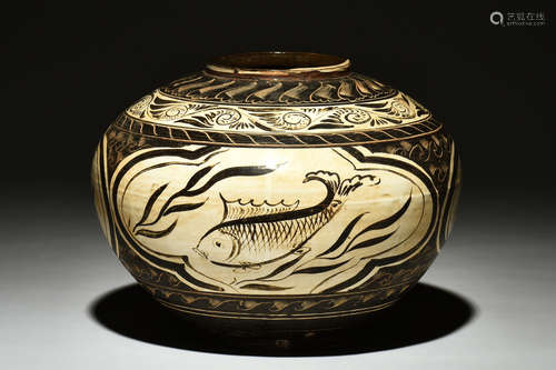 CIZHOU WARE 'FISH' JAR