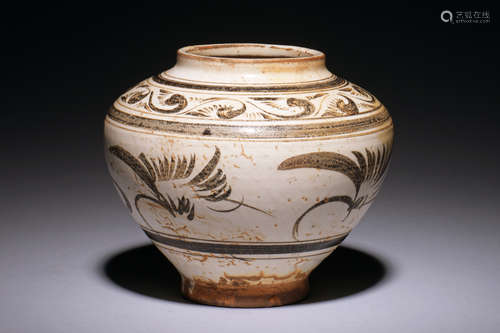 CIZHOU WARE 'FLOWERS' JAR