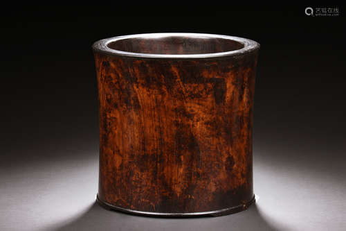 HUANGHUALI WOOD BRUSH POT