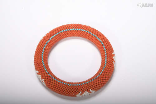 A coral bracelet