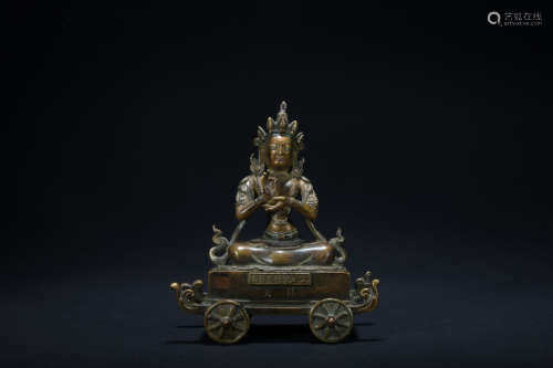 Qing dynasty bronze figure of Drolma