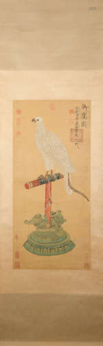 Song dynasty Song huizong's eagle painting