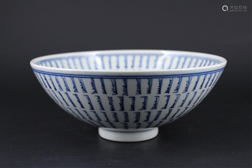 Chinese Qing Porcelain Blue&White Bowl