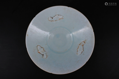 Chinese Song Porcelain Crackle Plate