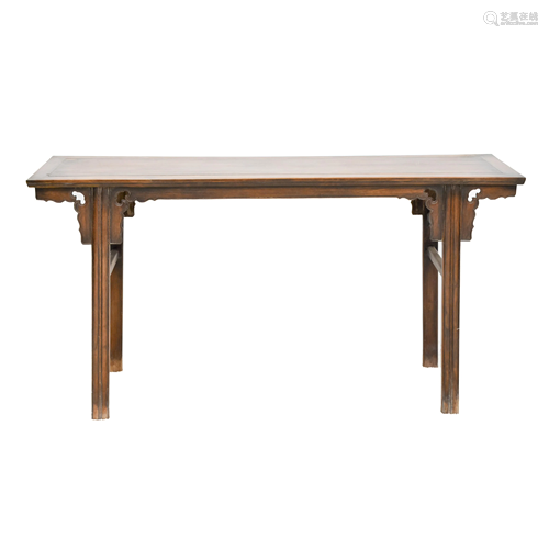 19TH C CHINESE HUANGHUALI ALTAR TABLE